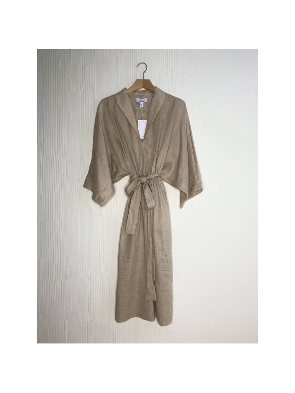 & OTHER STORIES Linen Ecru Maxi Dress
